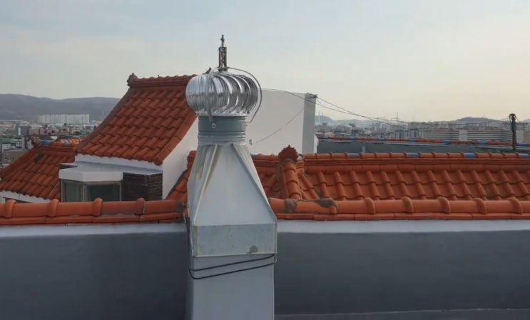  부산 옥상 벤츄레이터 교체 철거 작업 현장