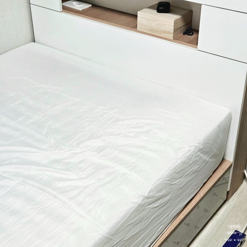 침대 매트리스커버! 다이소 매트리스커버 슈퍼싱글 내돈내산