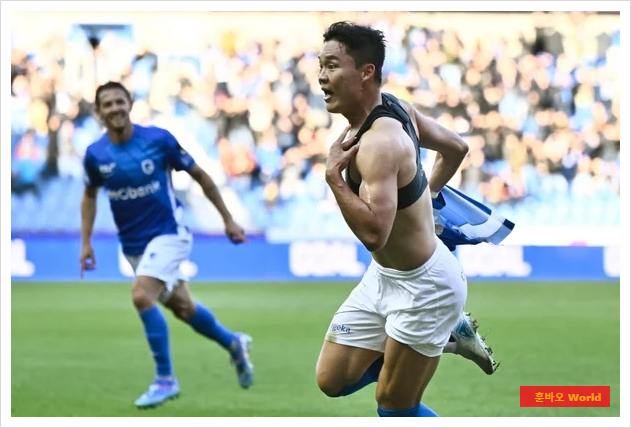 <b>오현규</b>의 미친 역전 드라마! 교체 투입 후 동점골과 <b>극장골</b>로... 
