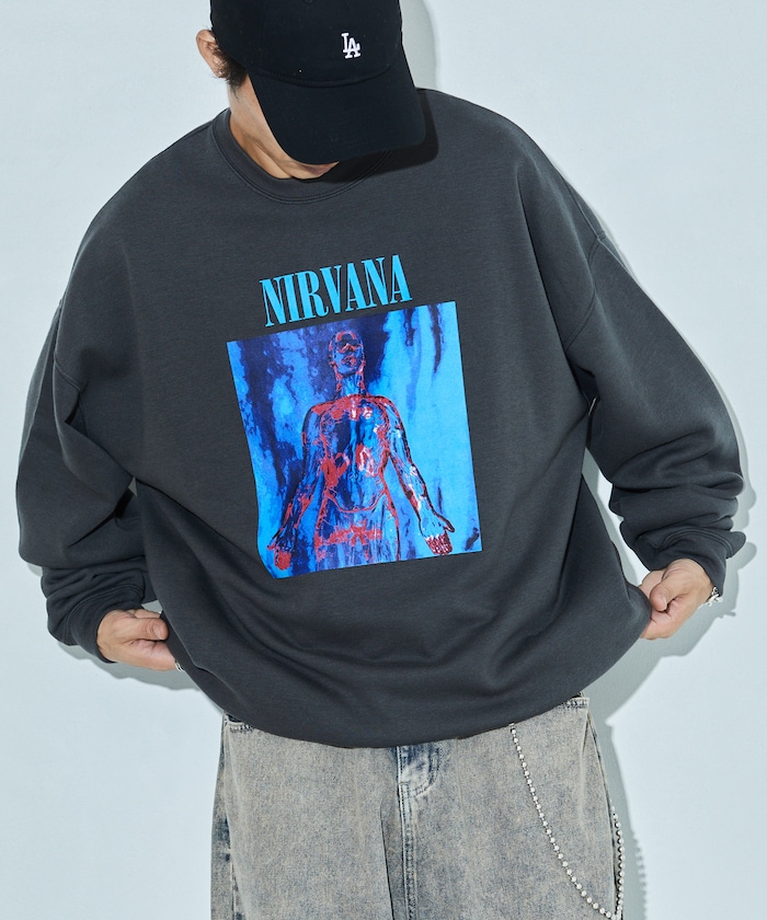  프릭스스토어 NIRVANA 빅실루엣 스웨트 티 24AW 1221248900858