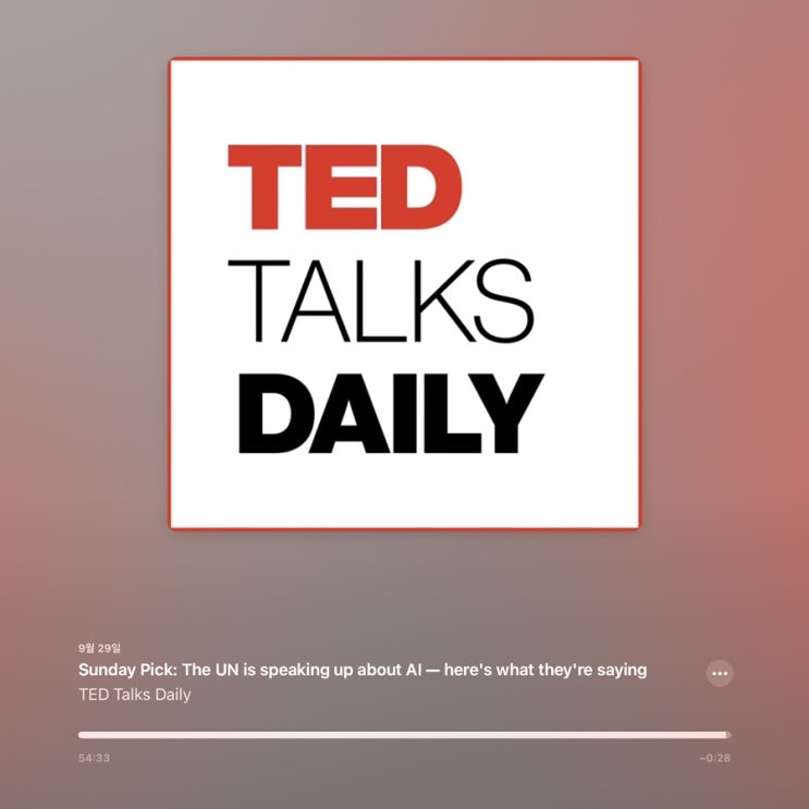  [영어팟캐스트] Ted강연: AI 기술 관리를 위한 UN Global AI Governance “Governing AI for Humanity” 리포트 (교양영어, 시사영어)