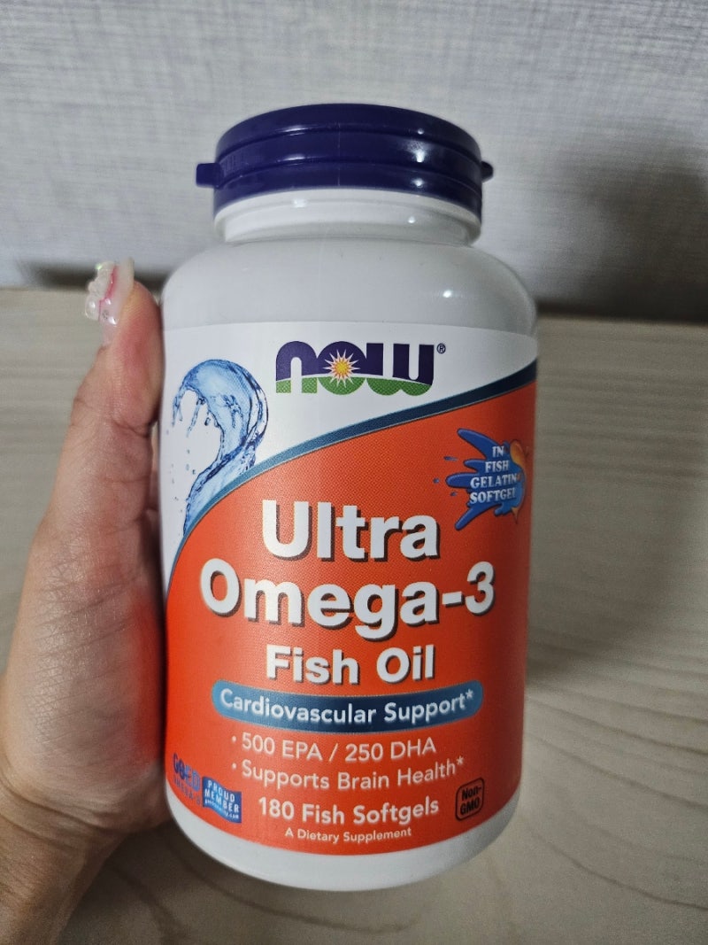 나우푸드 울트라 오메가3 500 EPA & 250 DHA 1000mg 피쉬 소프트젤 내돈내산 후기