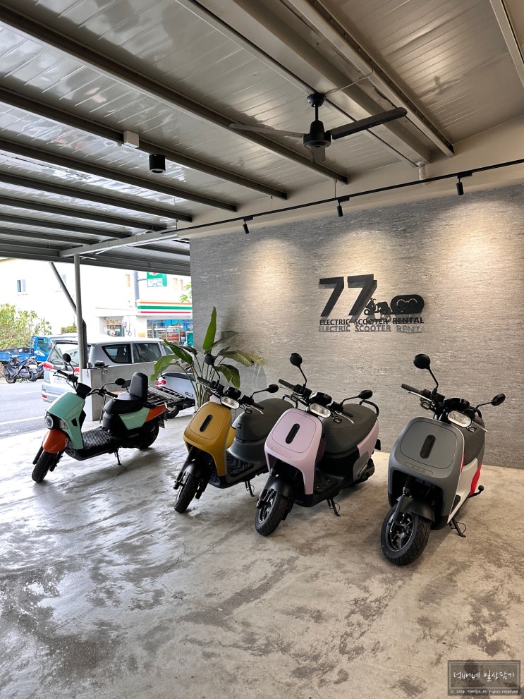  소류구 전기스쿠터 대여 77고 77go小琉球時尚電動租車