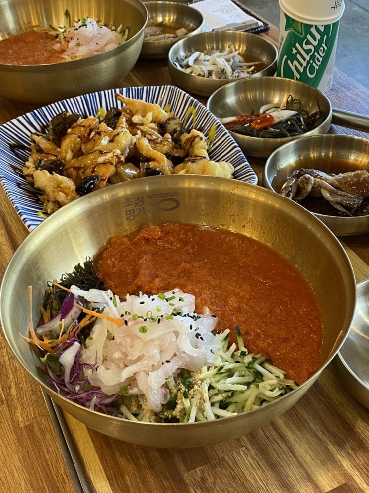  거제 지세포항 맛집 - 물회가 맛있는 초정명가