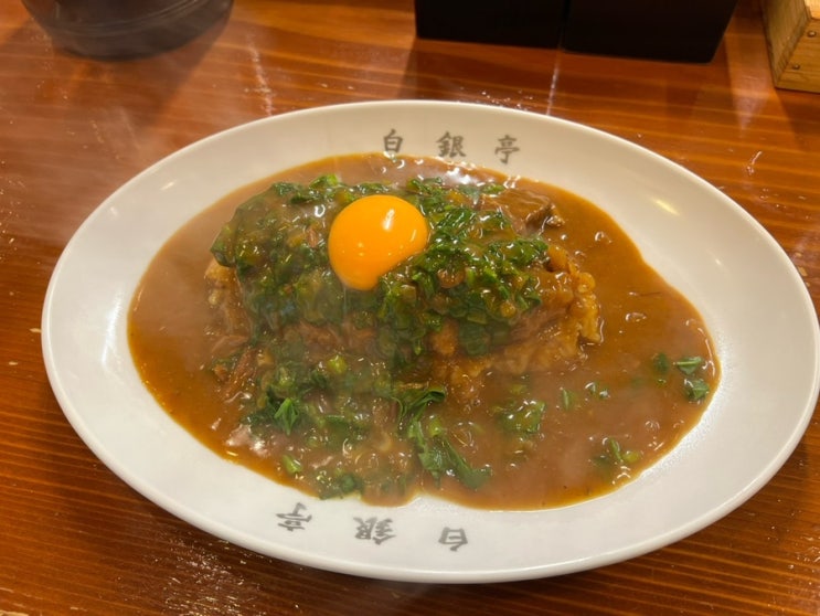  오사카 혼마치 매운 카레 맛집 추천 하쿠긴테이 백은정 Hakugintei