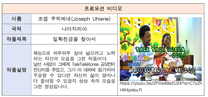  피플게이트 : [Talk Talk Korea 2024] 한국의 아름다운 이야기, 세계인과 함께 나누다