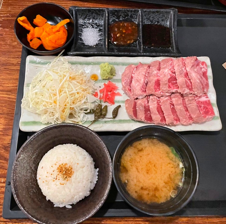  분당 정자역 맛집 규카츠가 유명한 일식당, 후라토식당