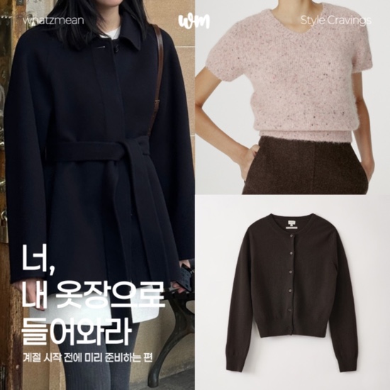 가을옷 위시리스트 : 시에 SIE 베뉴엣 유니클로 포터 호보니치