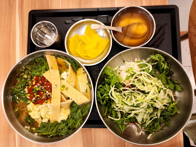  박용자 경주명동쫄면 국물 있는 따뜻한 쫄면 맛집 불국점과 본점 비교