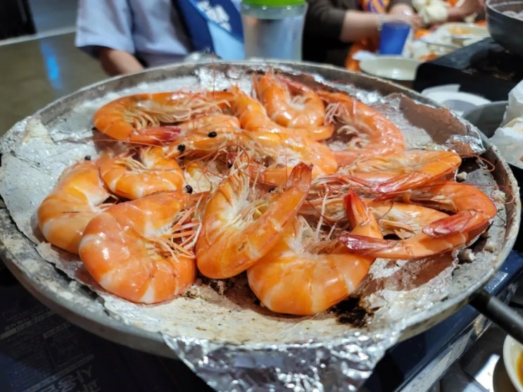  힘좋고 살이 통통한 강화 김포 대하 왕새우 소금구이 맛집여행, 김포맛집 강화맛집 대명포구 대명수산