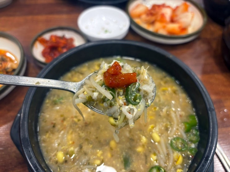  안산 사동 24시 국밥 맛집 추천 - 한방전주콩나물국밥 사2동점(콩나물국밥/해물순두부찌개)