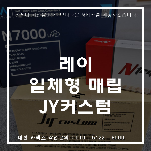  대전 일체형 네비매립(레이)