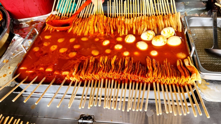  제천 중앙시장 분식 맛집 매콤한 국민 간식 제천빨간오뎅