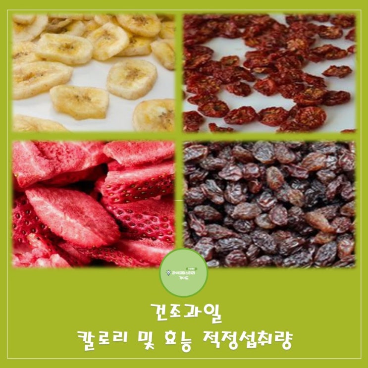  건조과일의 세계: 칼로리, 효능 및 건강한 섭취법