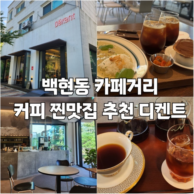  [판교]백현동 카페 추천 커피 맛집 디켄트 +애견동반가능