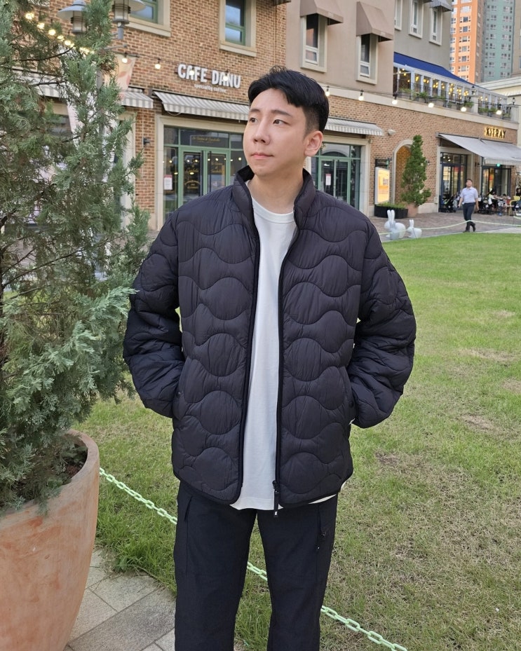남자경량패딩 <b>프로</b>-<b>스펙스</b> 에어웨이브 105 사이즈 착용 후기