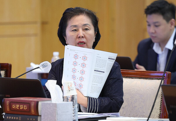 총선 개입 논란’ 일으킨 김영선 전 의원과 <b>명태균</b> <b>압수수색</b>.”