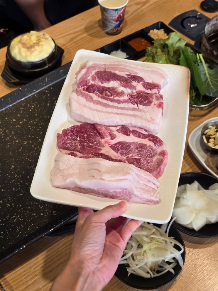  경남 진주 하대동 맛집 진주 시내 무한리필 고기집 맛착고