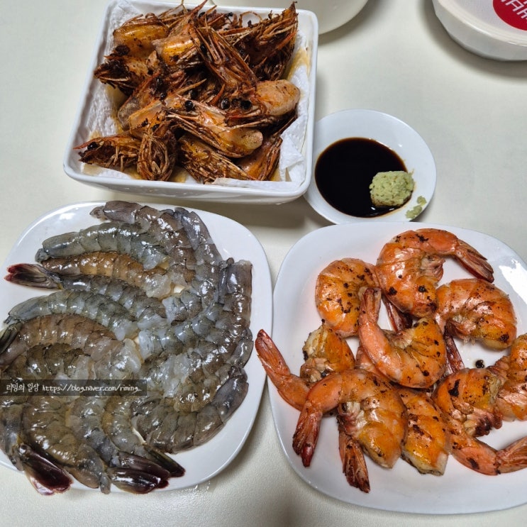  일광 대하 포장 생새우 판매장 :: 평산수산