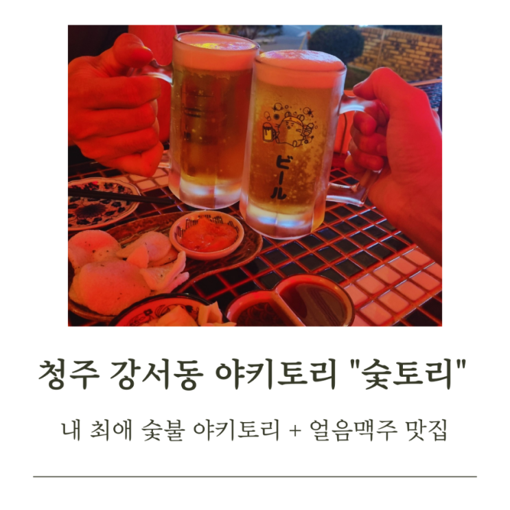  청주 강서동맛집 "숯토리" 내 최애 숯불 야키토리 이자카야