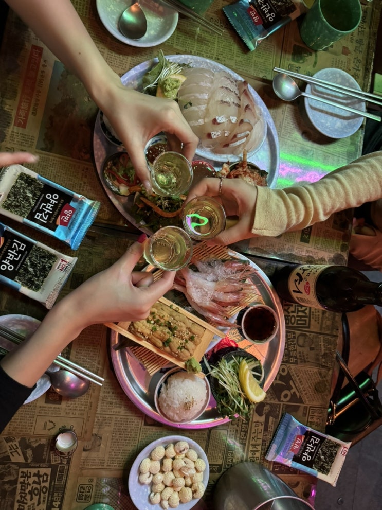  [용산/삼각지역] 숙성회 또간집 술집 ‘어항로’(단새우+우니+해물라면 맛집)
