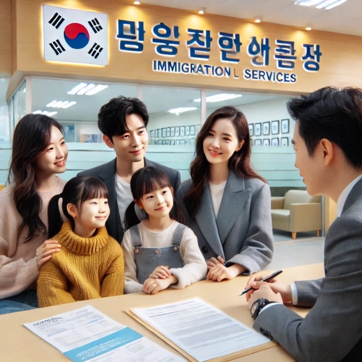  성인인 외국인 남성 입양