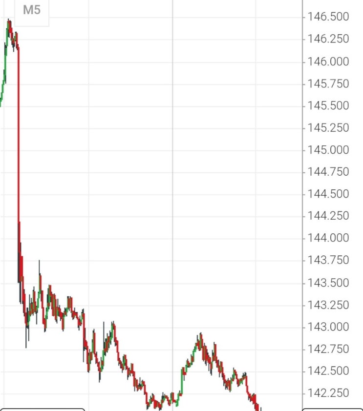  달러 엔 환율 지수 매도세 강세 (USDJPY) 2024 09 30