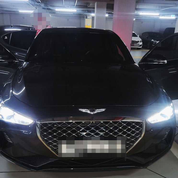  분당 에바크리닝 정자동 출장 제네시스 G70 에어컨 곰팡이 냄새 제거