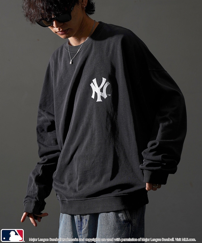  프릭스스토어 X PUBLUX MLB 원 포인트 로고 스웨트 티 24AW 3110220800039