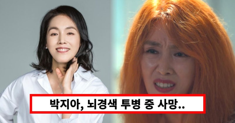 '더글로리' 문동은 엄마 박지아, 뇌경색 투병 중 사망