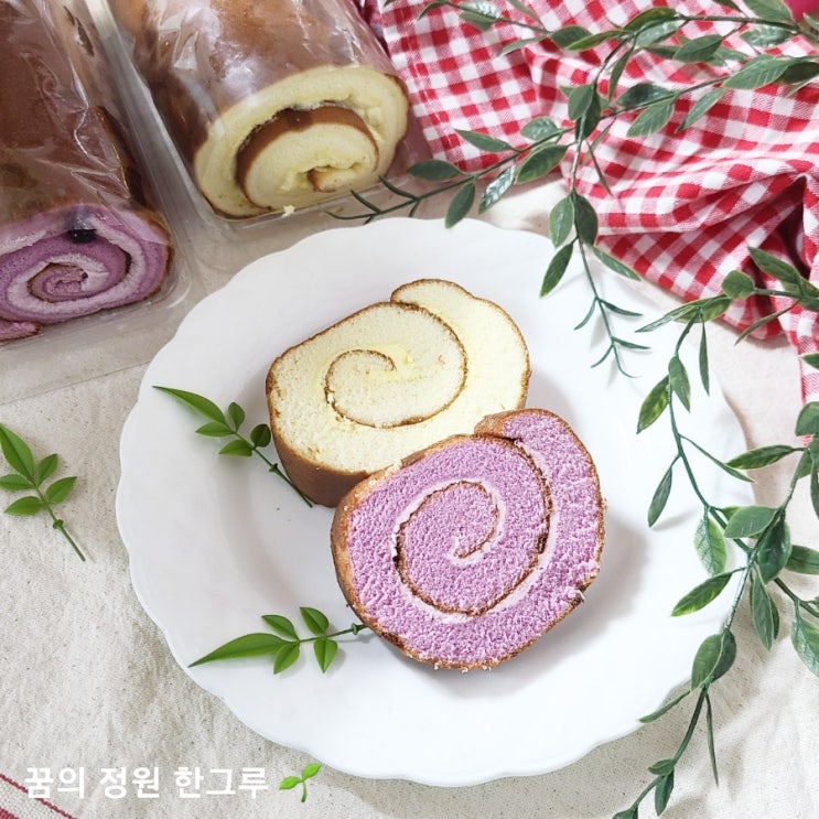  냉동 삼립 바닐라 실키롤케익 블루베리 실키롤케이크 솔직후기 영양성분 칼로리
