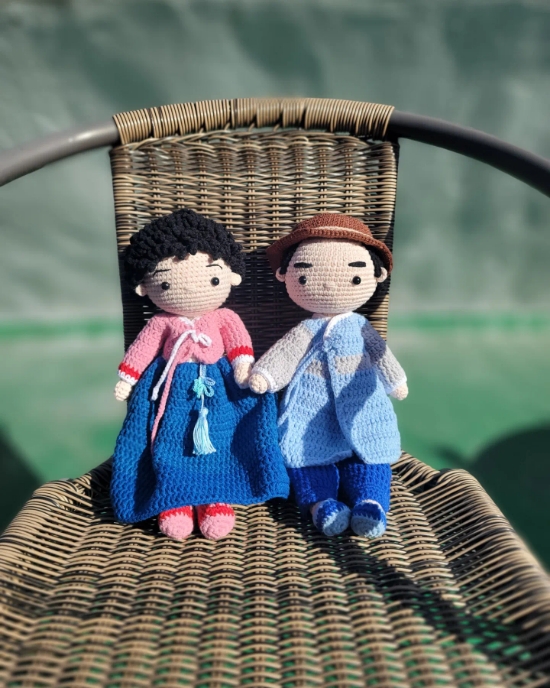  한복인형 부모님 인형//어머니 인형//부모님 선물