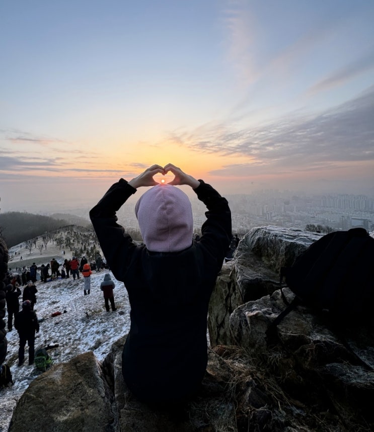  2024 새해 첫 일출, 계양산 일출 산행 성공!