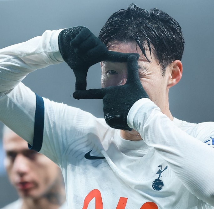 손흥민 리그 12호골 영상... 새해 <b>축포 손흥민</b> 평점 득점 순위