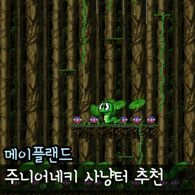  메이플랜드 주니어네키 사냥터 드랍아이템 정리