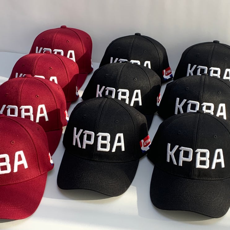  KPBA 한국프로볼링협회 볼륨자수 단체모자제작 사례
