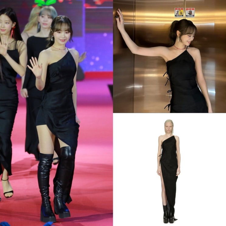  2023 SBS 가요대전 르세라핌 채원 릭오웬스 드레스 가격 얼마?
