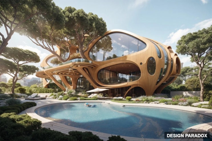전통 목조주택과 차별화 자연에서 영감을 얻은 건축디자인 우든 에그 디자이너 쇼아이브 샤