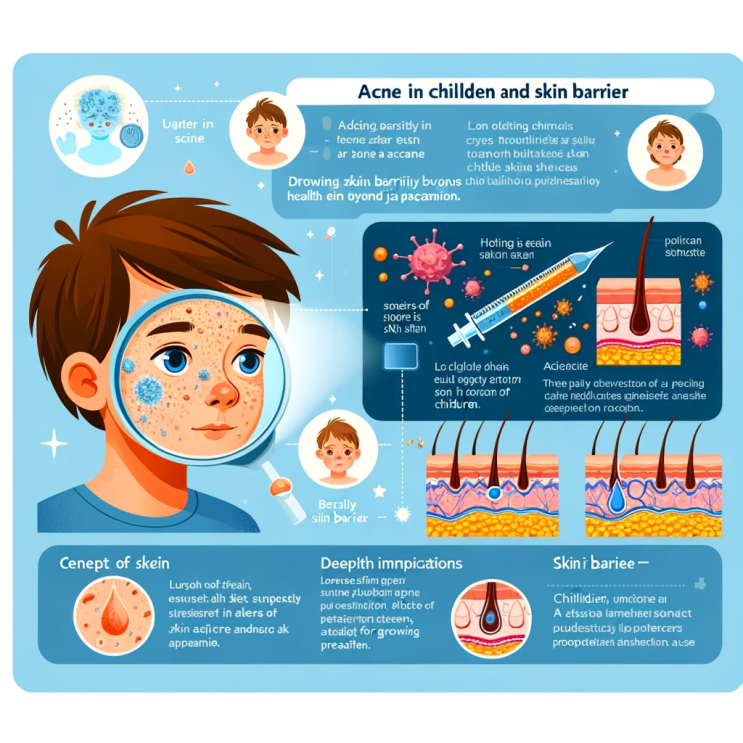 어린이 여드름 피부 관리 방법: 건강한 스킨케어로 피부장벽 강화하기