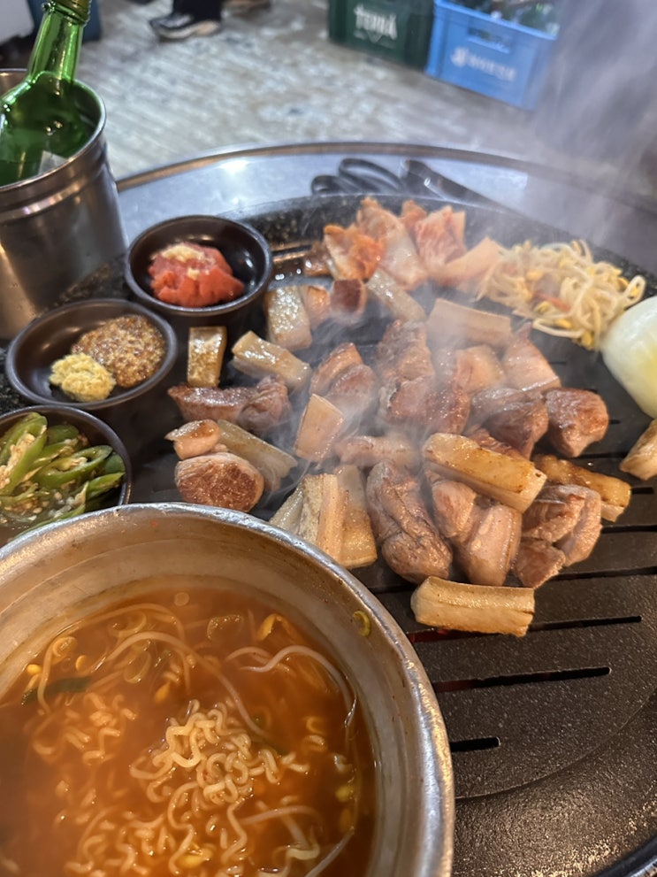 [수유] 구워주는 제주먹고기 맛집 #조연탄