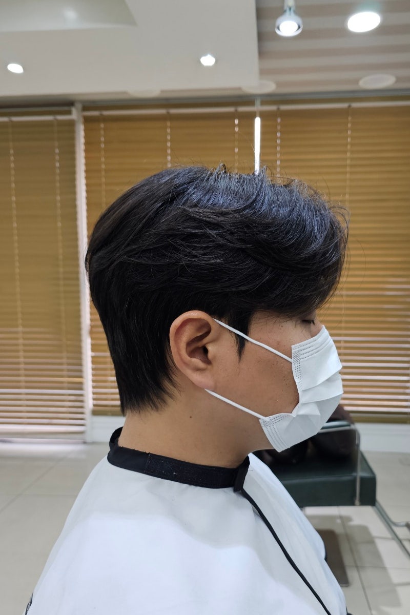 울산 남구 미용실 세미 리프컷 추천 리프펌 남자머리 : 네이버 블로그