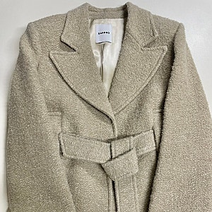 소장 가치 있는 유니크한 부클 코트 - Sandro 산드로 부클 롱코트 구매 후기 / 백화점 브랜드 해....