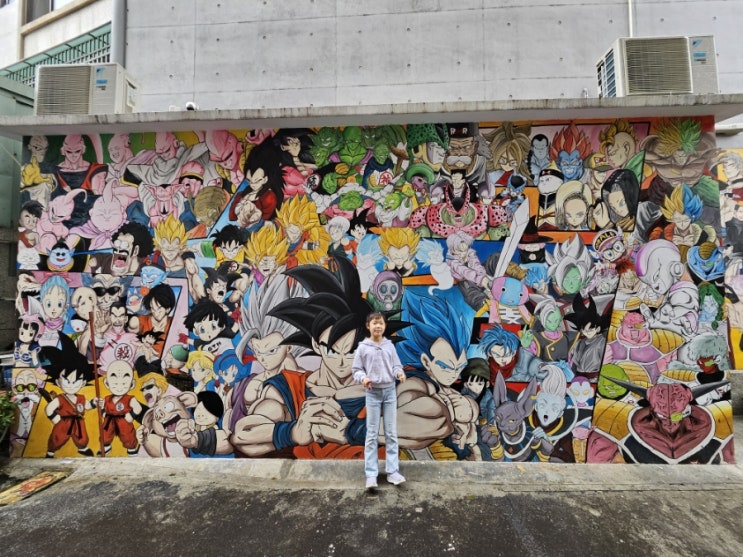 대만 타이중 가족여행 옛추억 새록새록 애니메이션벽화 거리
