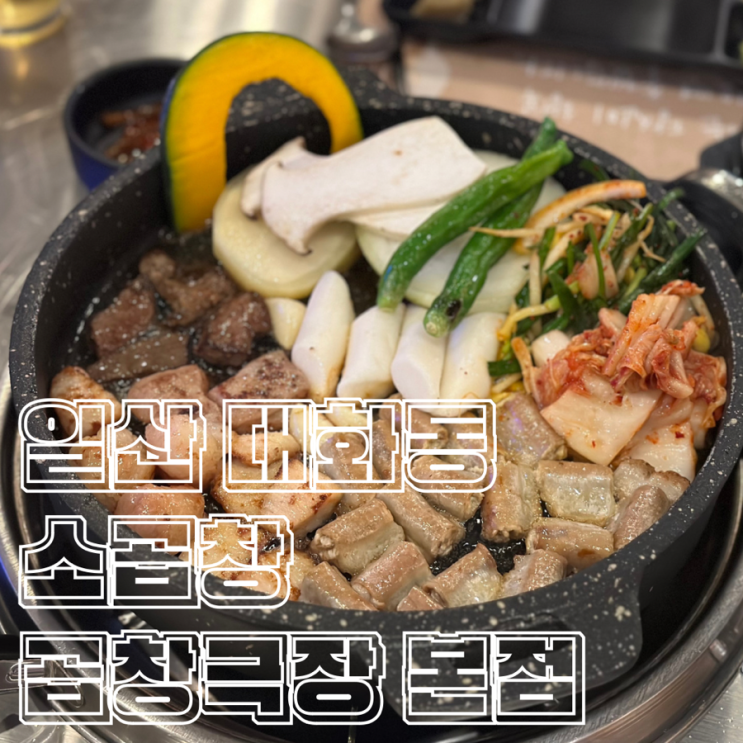  일산 곱창맛집 아늑한 분위기 한우 소곱창 먹기 좋은 곱창극장 본점