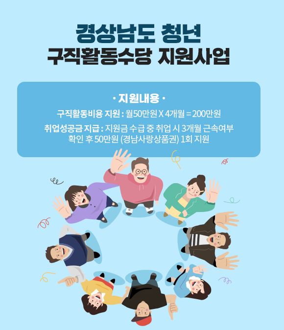  경남 청년 구직활동수당 지원사업 혜택 이용방법 이용후기