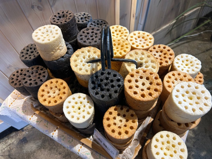  강원도 태백 연탄빵 카페건널목 내돈내산
