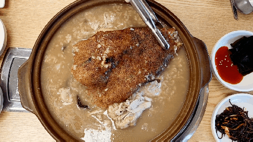  추운겨울에도 더운여름에도 몸보신하기 좋은 김여사능이버섯백숙 아산맛집