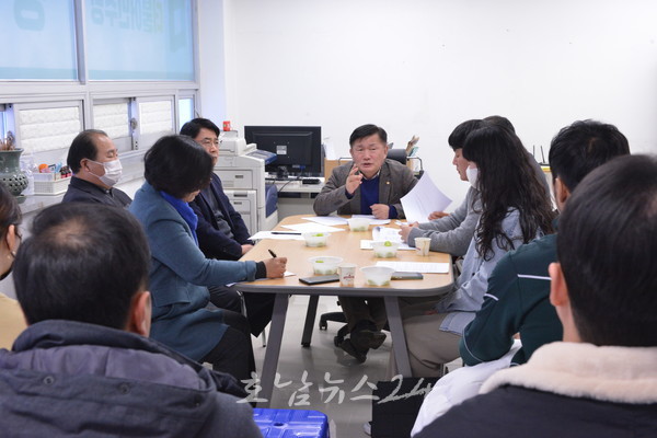  서동용 의원 새해 첫날, 광양시 관내 전세사기 피해자와 대책 모색