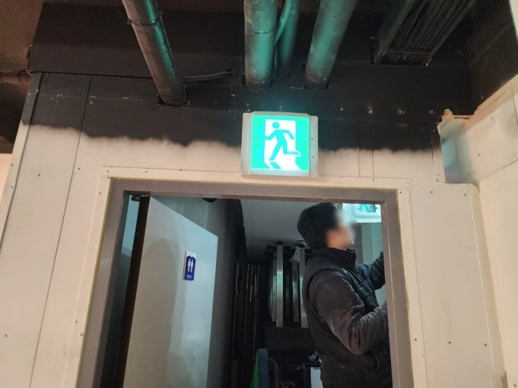  금천구 소방공사 지하1층 크로스핏 인테리어 현장