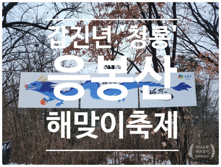  2024년 응봉산 해맞이 축제 - 갑진년 새해맞이 일출